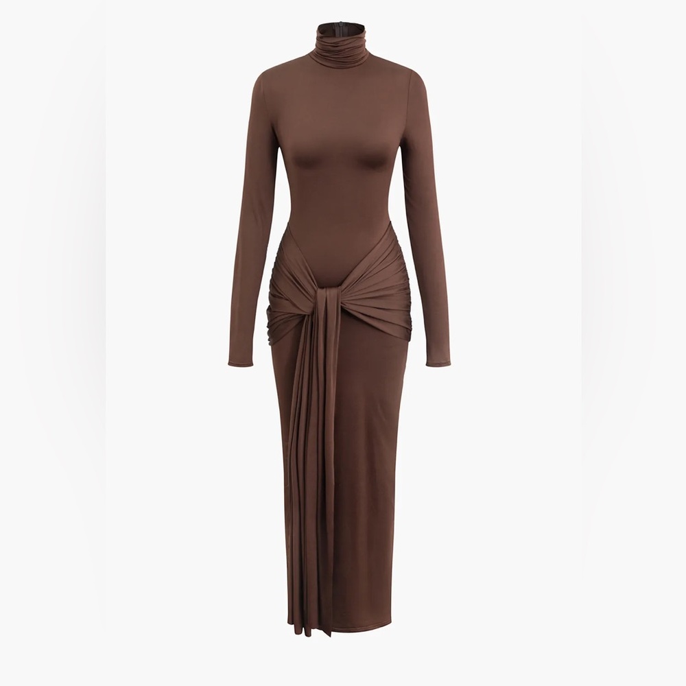 LONG SLEEVE BODYCON DRESS super cute and sexy - Picture 3 of 4